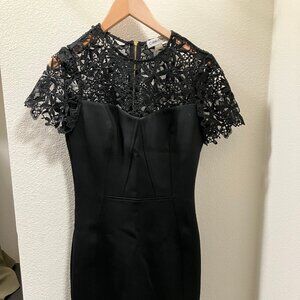 Calvin Klein Lace Black Dress, Size 2